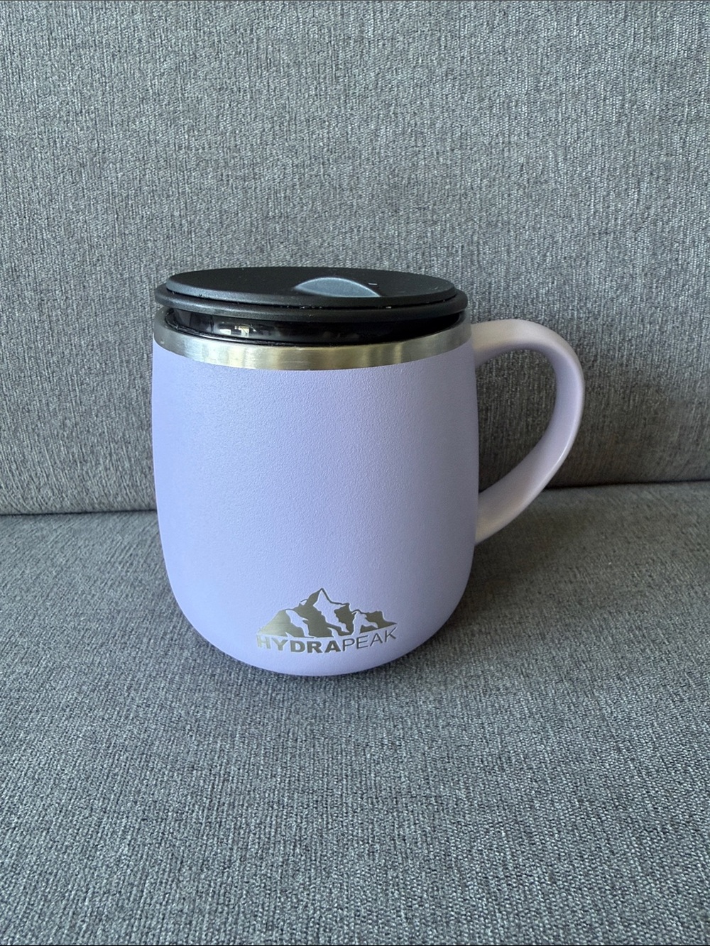 HydraPeak coffee mug with lid